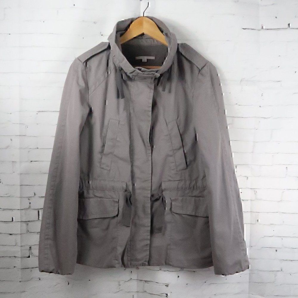 GAP GREY UTILITY JACKET WITH POCKETS SIZE SMALL